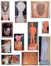 Paul Sixsmith sculpture - selection